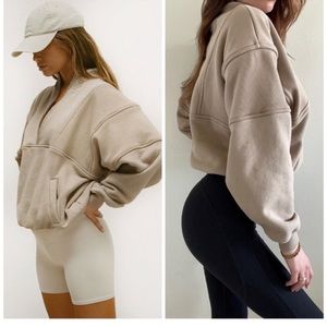 Joah Brown Retro Half Zip French Terry